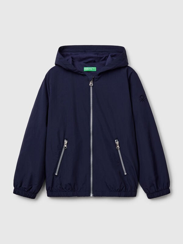 Veste en nylon à capuche Garçon