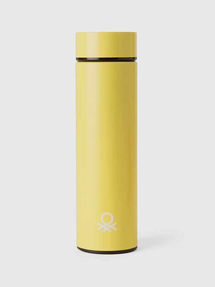 500 ml yellow insulated water bottle