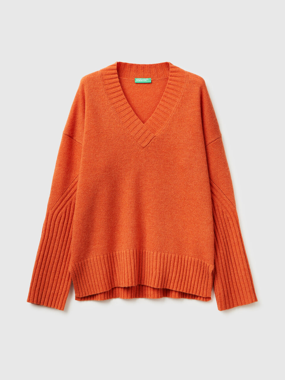 V NECK SWEATER L/S Damen image number 1