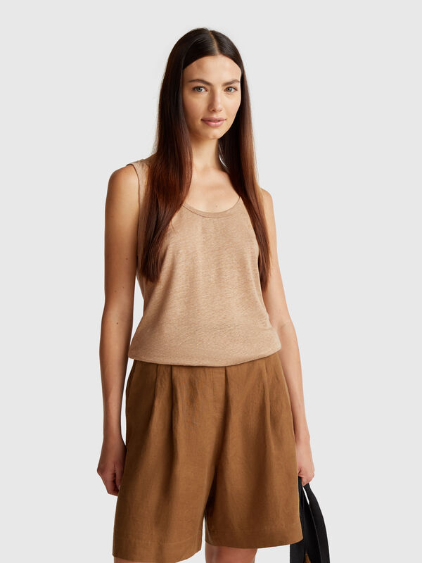 Débardeur pur lin Femme