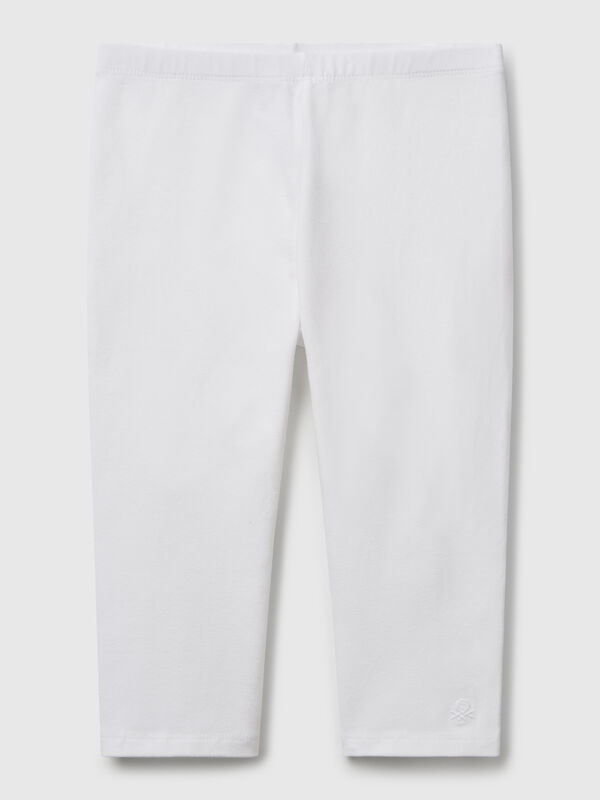 Knielange Leggings aus Stretch-Baumwolle Mädchen