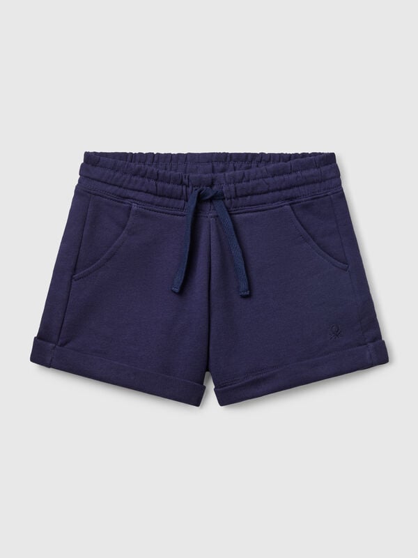 Shorts aus 100 % Baumwollfleece Mädchen