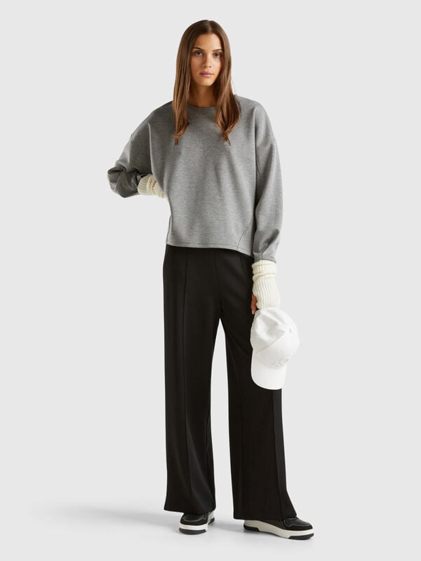 Lightweight sweatpants in cotton and Modal® blend Women