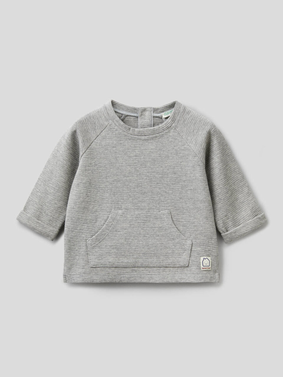 Sweatshirt in stretchiger Bio-Baumwolle image number 1