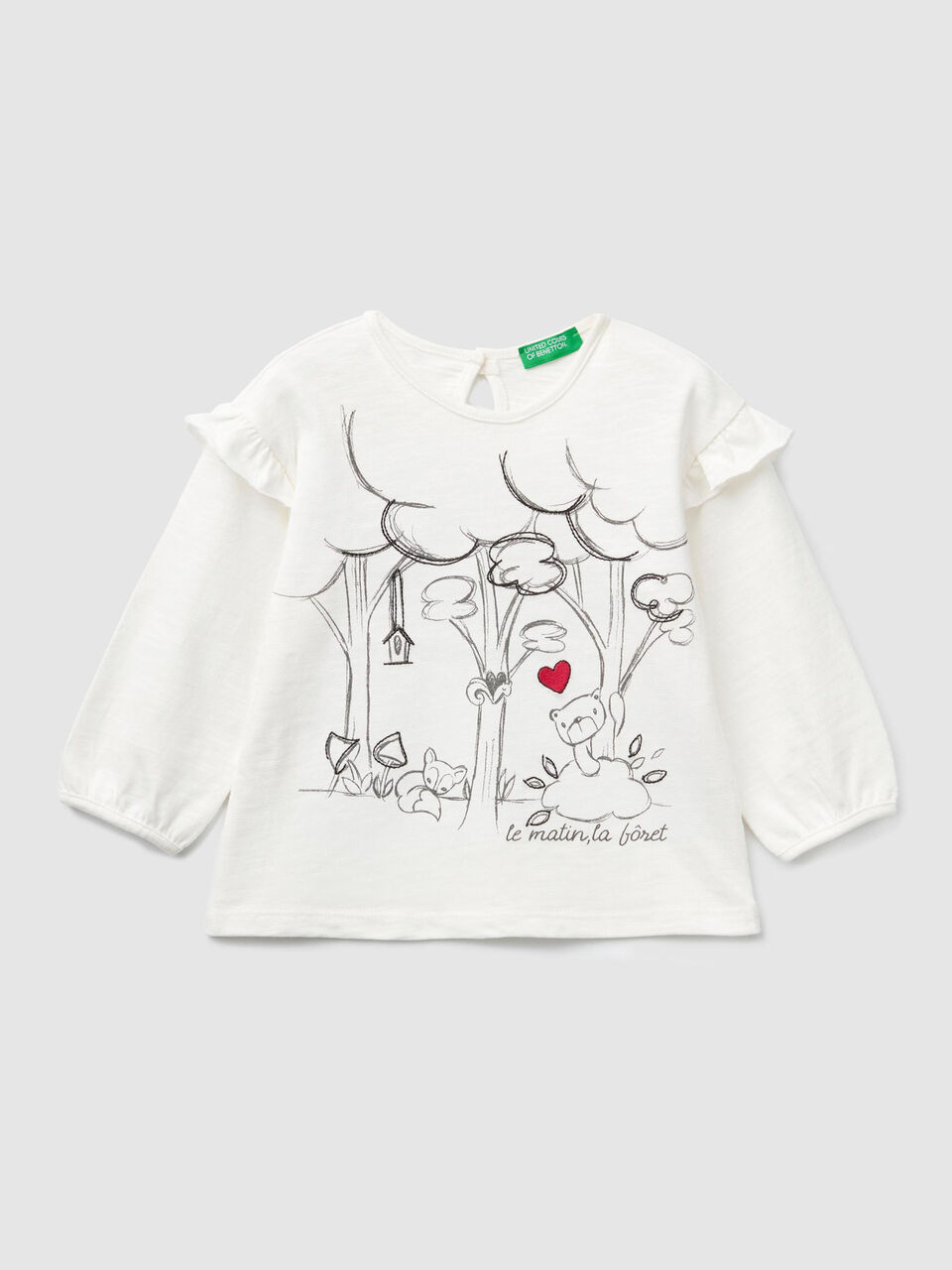 T-shirt avec imprimé et broderie image number 1