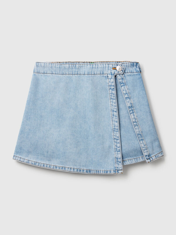 Jupe-culotte en jean Filles
