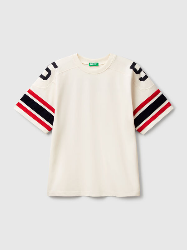 Kurzarm-T-Shirt mit Aufdruck Jungen