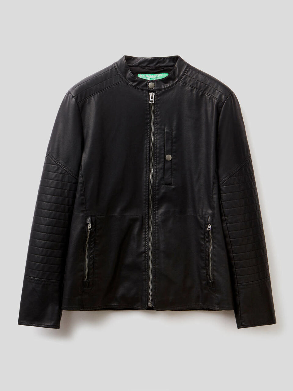 Blouson biker coupe slim image number 1