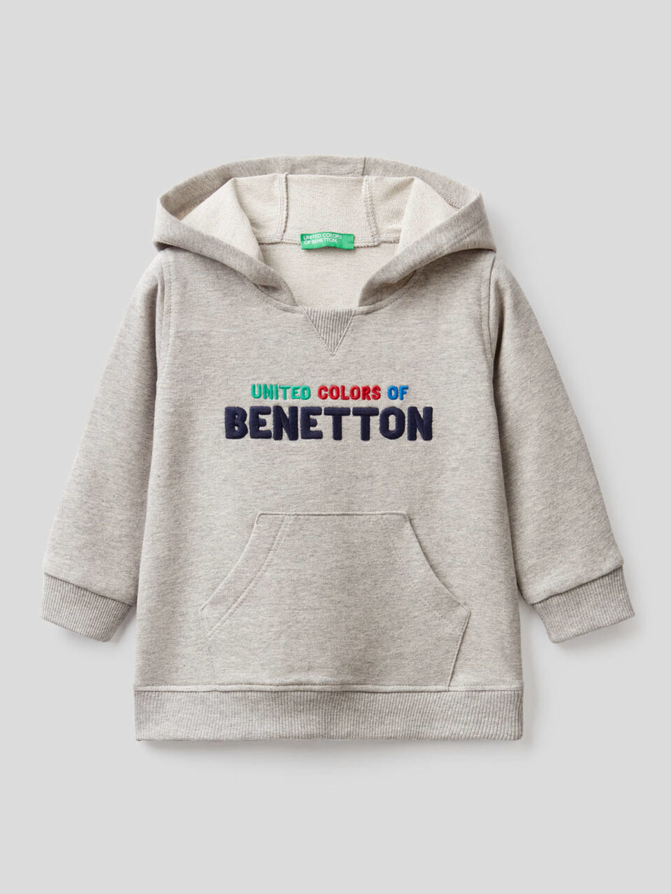 Sweatshirt aus elastischer Bio-Baumwolle mit Kapuze image number 1