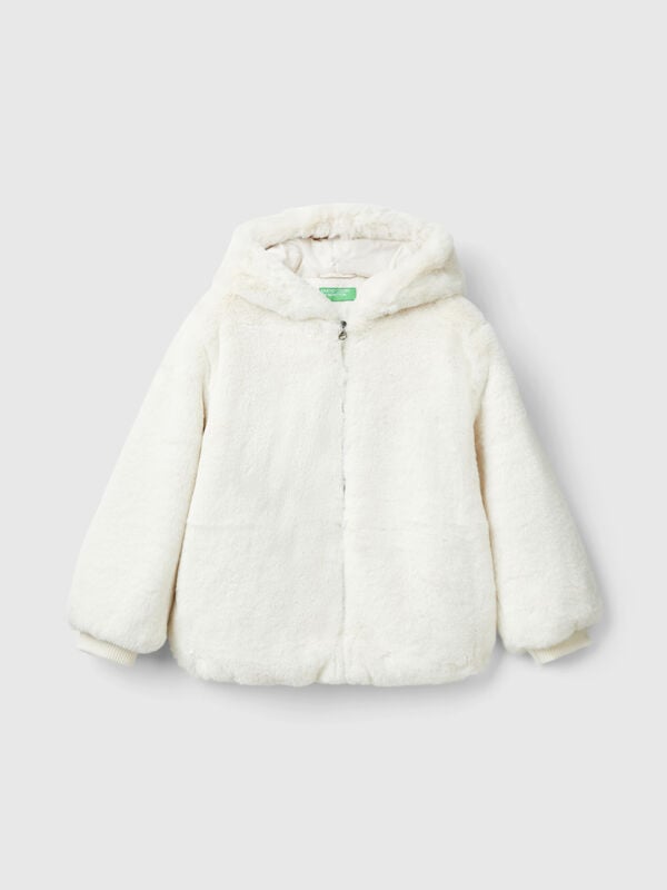 Blouson en fourrure synthétique Filles