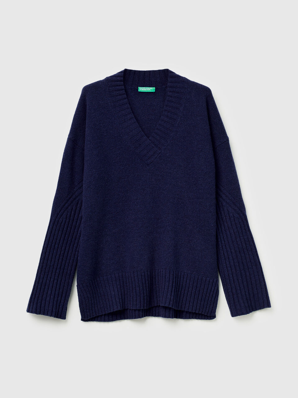 V NECK SWEATER L/S Femme image number 1