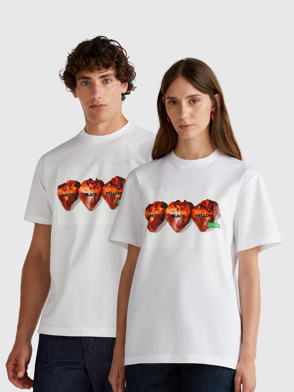 T-shirt avec imprimé photographique Oliviero Toscani