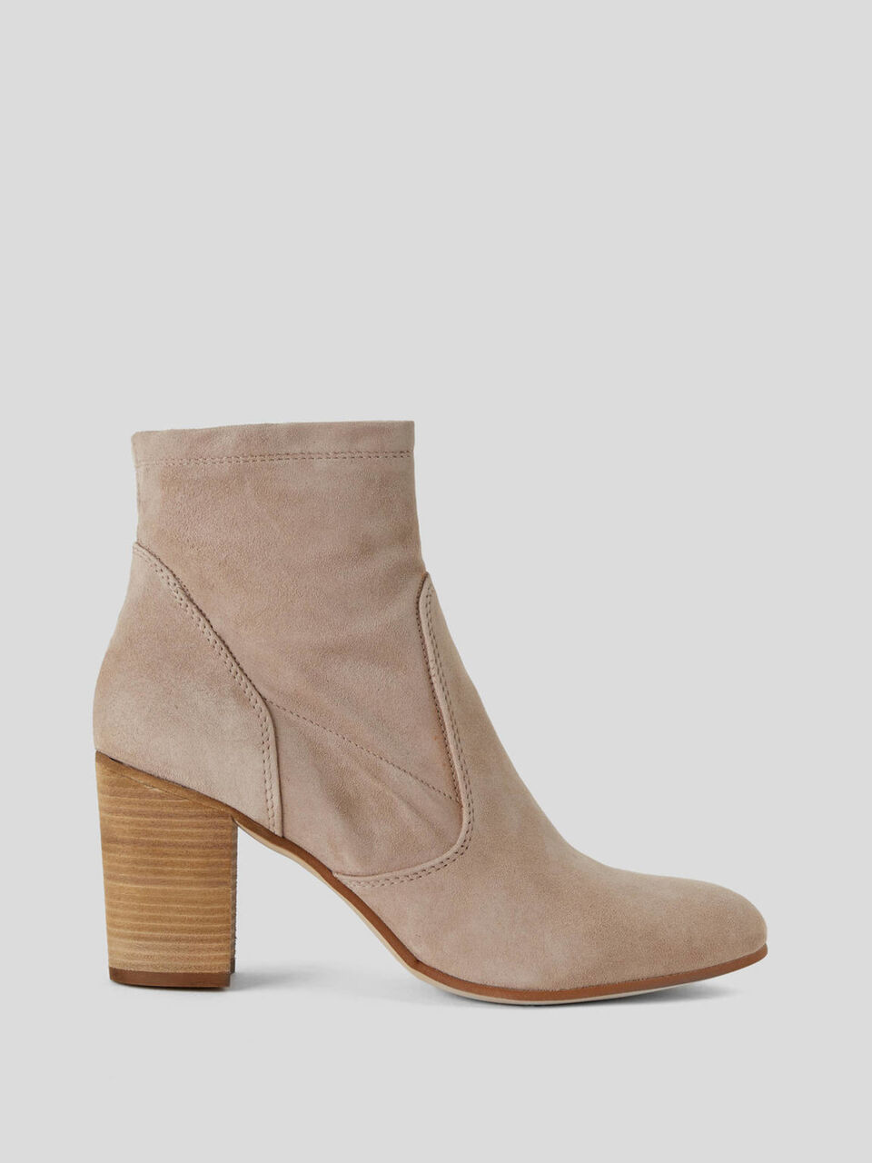 Stiefelette aus echtem Rauleder image number 1
