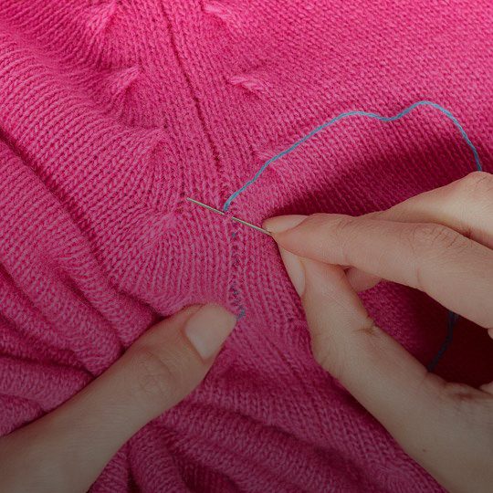 wie eine geöffnete naht repariert wird benetton