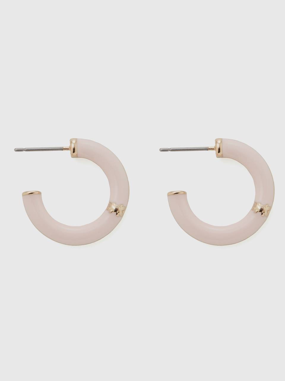 Light pink hoop deals earrings