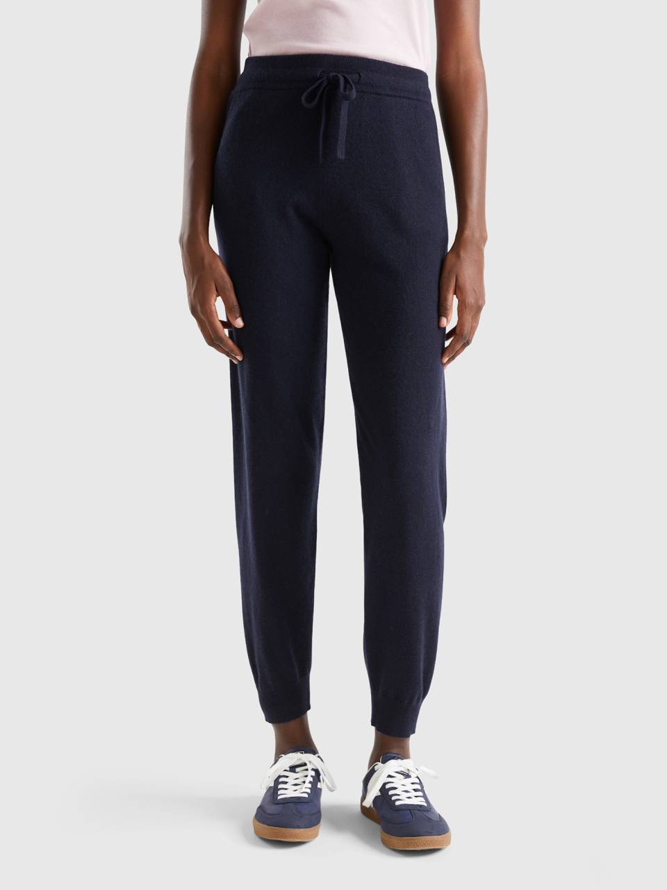 Navy discount cashmere joggers